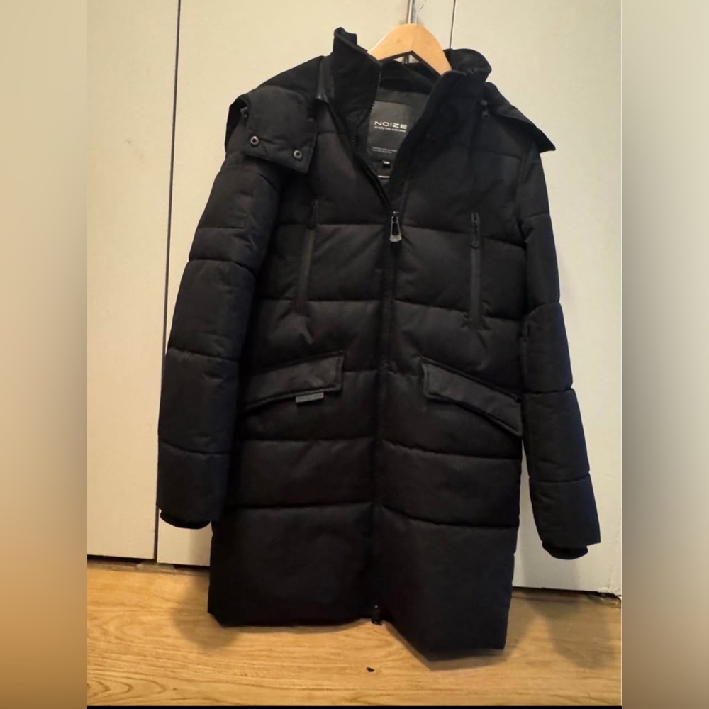 Noize Black Cruelty-Free Jacket View 2